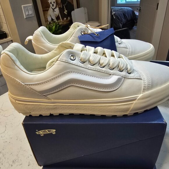 Vans Premium LX Knu Skool Mte-1 Mercer White Men Hiking Shoes VN000CXRWHT SZ 12 - Picture 5 of 9